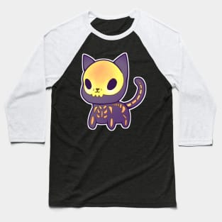 Skele Kitty Baseball T-Shirt